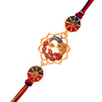 trueBrowns X Voylla Cutwork Studded High Polish Thread Rakhi | Grocsy