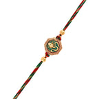 trueBrowns X Voylla Traditional Om And Lord Ganesha Motif Thread Rakhi | Grocsy