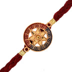 trueBrowns X Voylla Floral Motif Braided Thread Rakhi | Grocsy