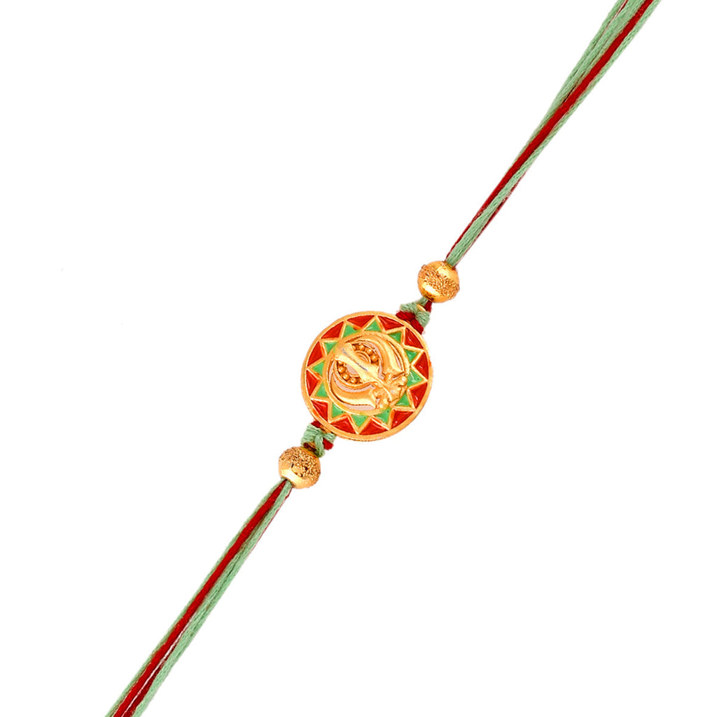 trueBrowns X Voylla Ethnic Colorful Enamel Thread Rakhi | Grocsy