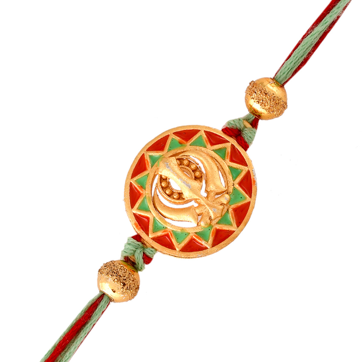 trueBrowns X Voylla Ethnic Colorful Enamel Thread Rakhi | Grocsy