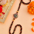 trueBrowns X Voylla Lord Ganesha Colorful Enameled Ethnic Rakhi | Grocsy