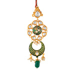 trueBrowns X Voylla Kundan Polki Enameled Bhaiya-Bhabhi Rakhi | Grocsy