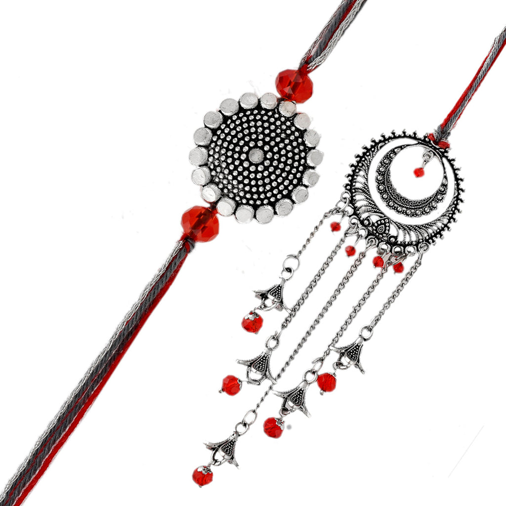 trueBrowns X Voylla Ethnic Lightly Embellished Bhaiya-Bhabhi Rakhi | Grocsy