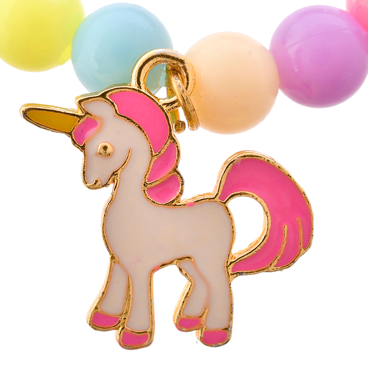 trueBrowns X Voylla Colorful Rainbow And Unicorn Beaded Kids Rakhi | Grocsy