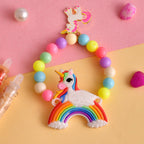 trueBrowns X Voylla Colorful Rainbow And Unicorn Beaded Kids Rakhi | Grocsy