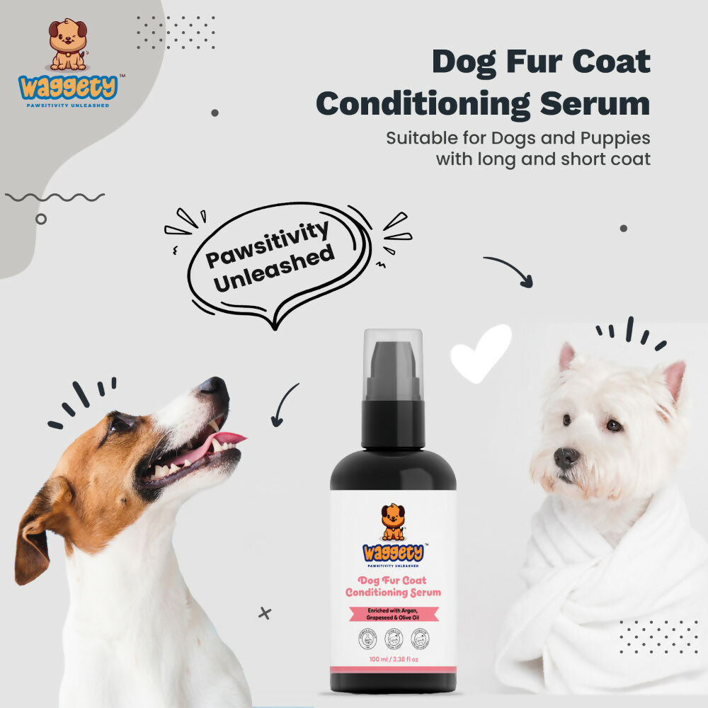Waggety Dog Fur Coat Conditioning Serum | Grocsy