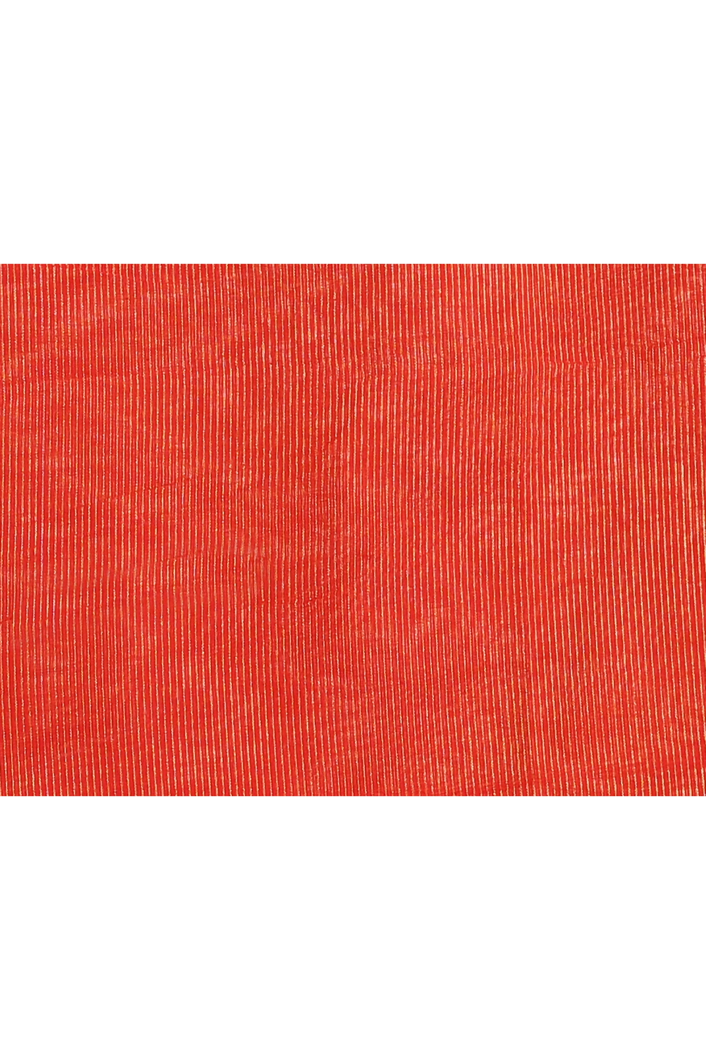 Piyari Fashion Women's Red Embellished Cotton Blend Zari Check Handloom Saree | Grocsy