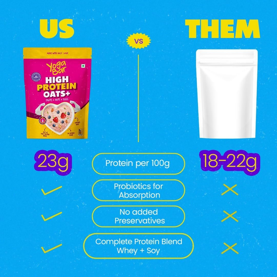 Yoga Bar High Protein Oats | Grocsy