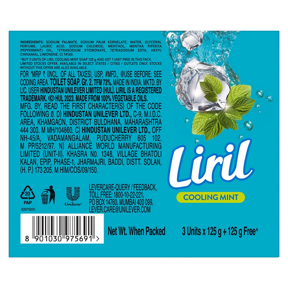 Liril Cooling Mint Soap | Grocsy