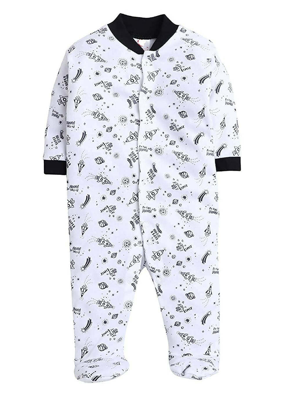 Daddy - G Rompers/Sleepsuits/Jumpsuit /Night Suits for New Born Babies - Navy Blue | Grocsy