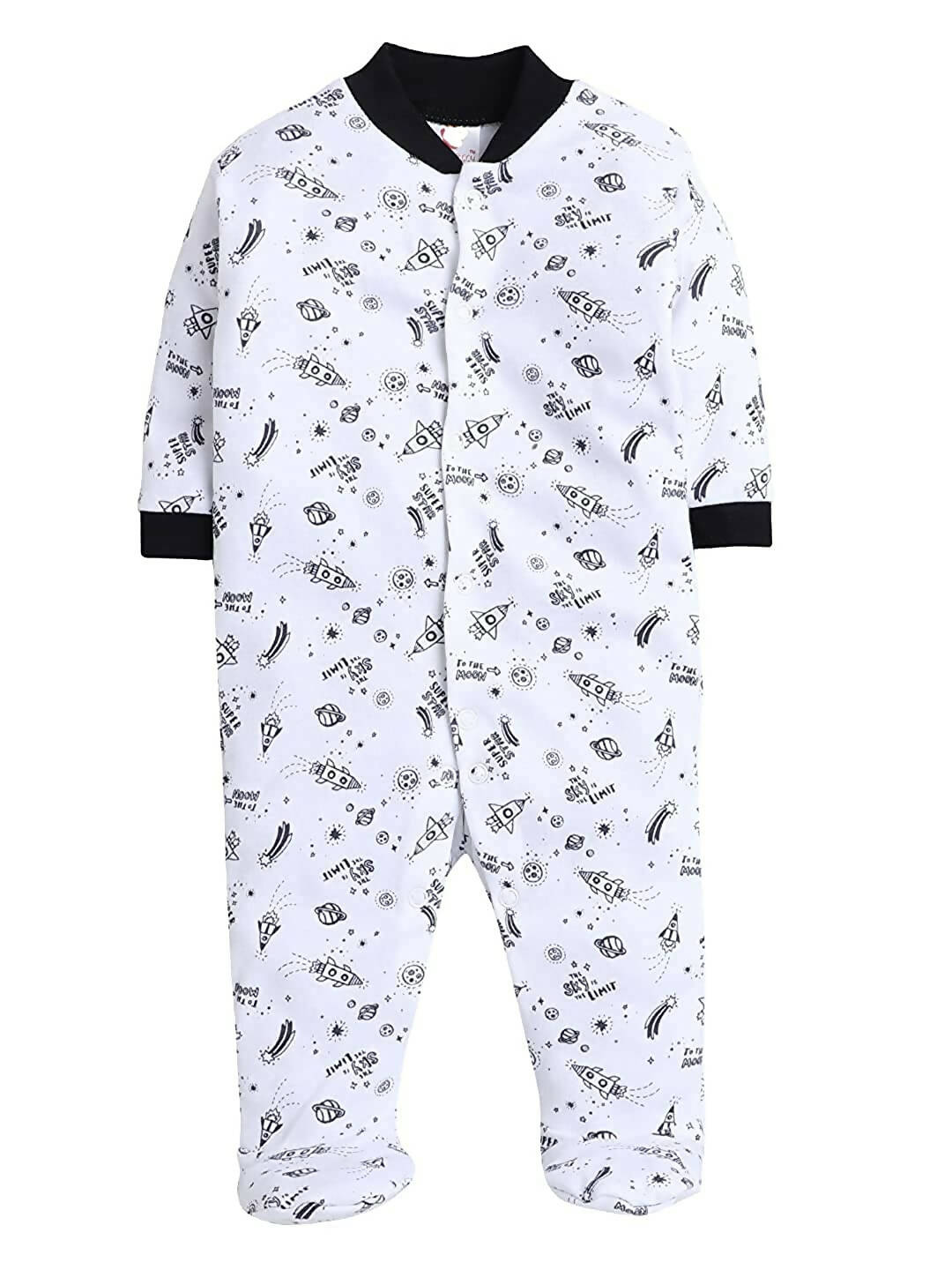 Daddy - G Rompers/Sleepsuits/Jumpsuit /Night Suits for New Born Babies - Navy Blue | Grocsy