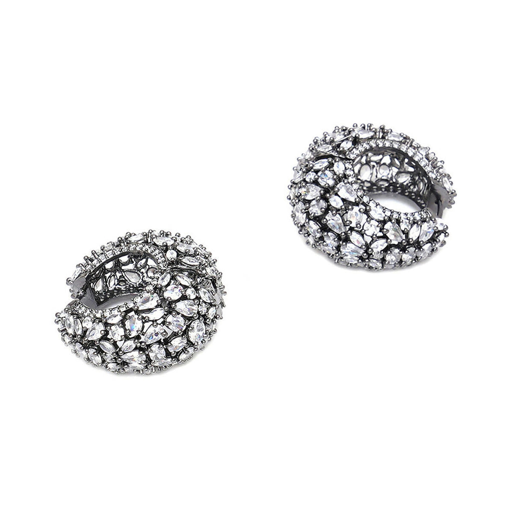 Silver Loops- Ruby Raang | Grocsy