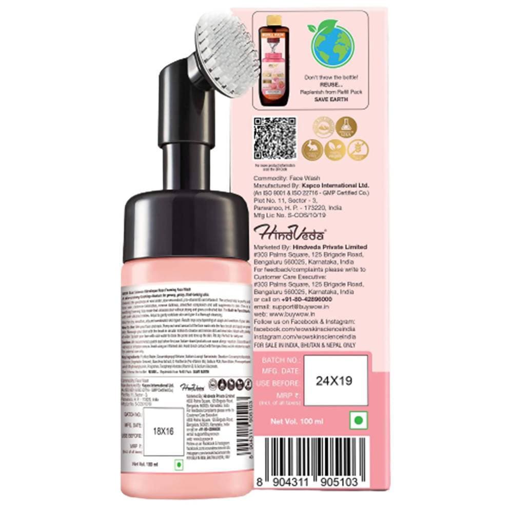 Wow Skin Science Himalayan Rose Foaming Face Wash | Grocsy