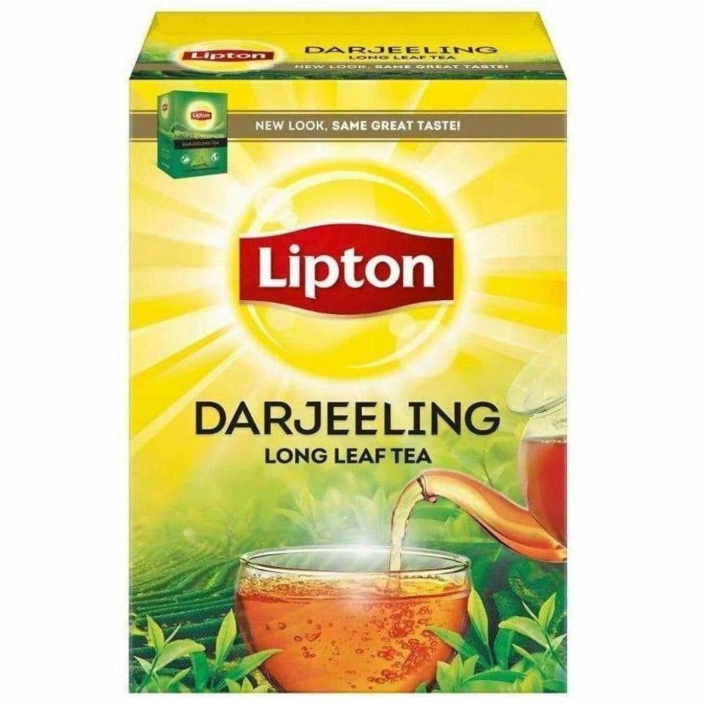 Lipton Darjeeling Tea - Pure and Authentic Darjeeling Long Leaf Loose Black Tea | Grocsy