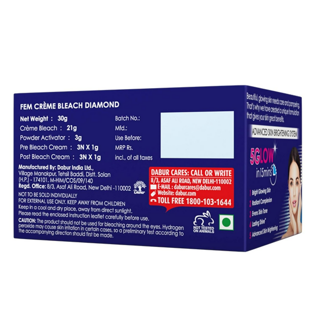 Fem Fairness (Diamond) Creme Bleach | Grocsy