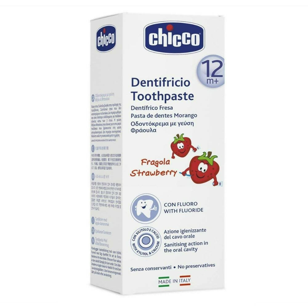 Chicco Toothpaste Strawberry Flavour | Grocsy