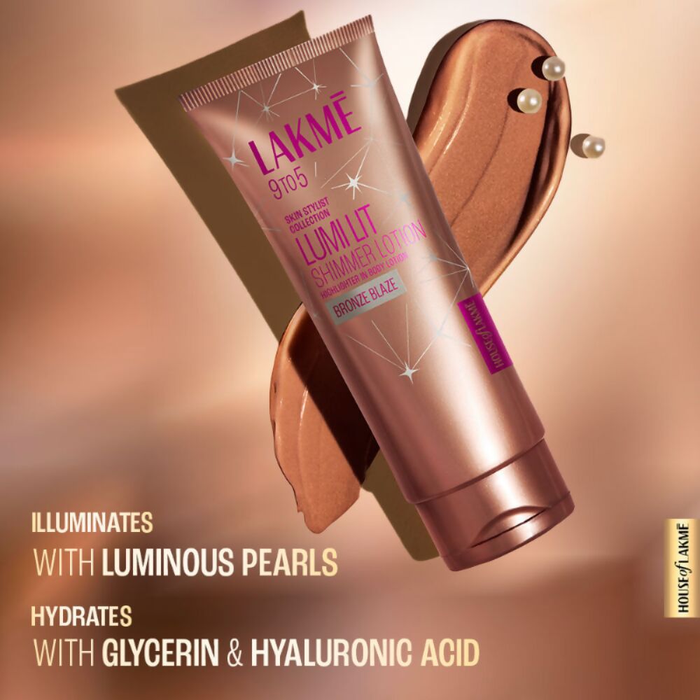 Lakme Lumi Lit Lotion - Bronze | Grocsy