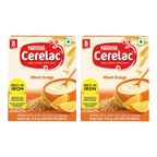 Nestle Cerelac Baby Cereal with Milk, Wheat Orange From 8 To 24 Months | Grocsy