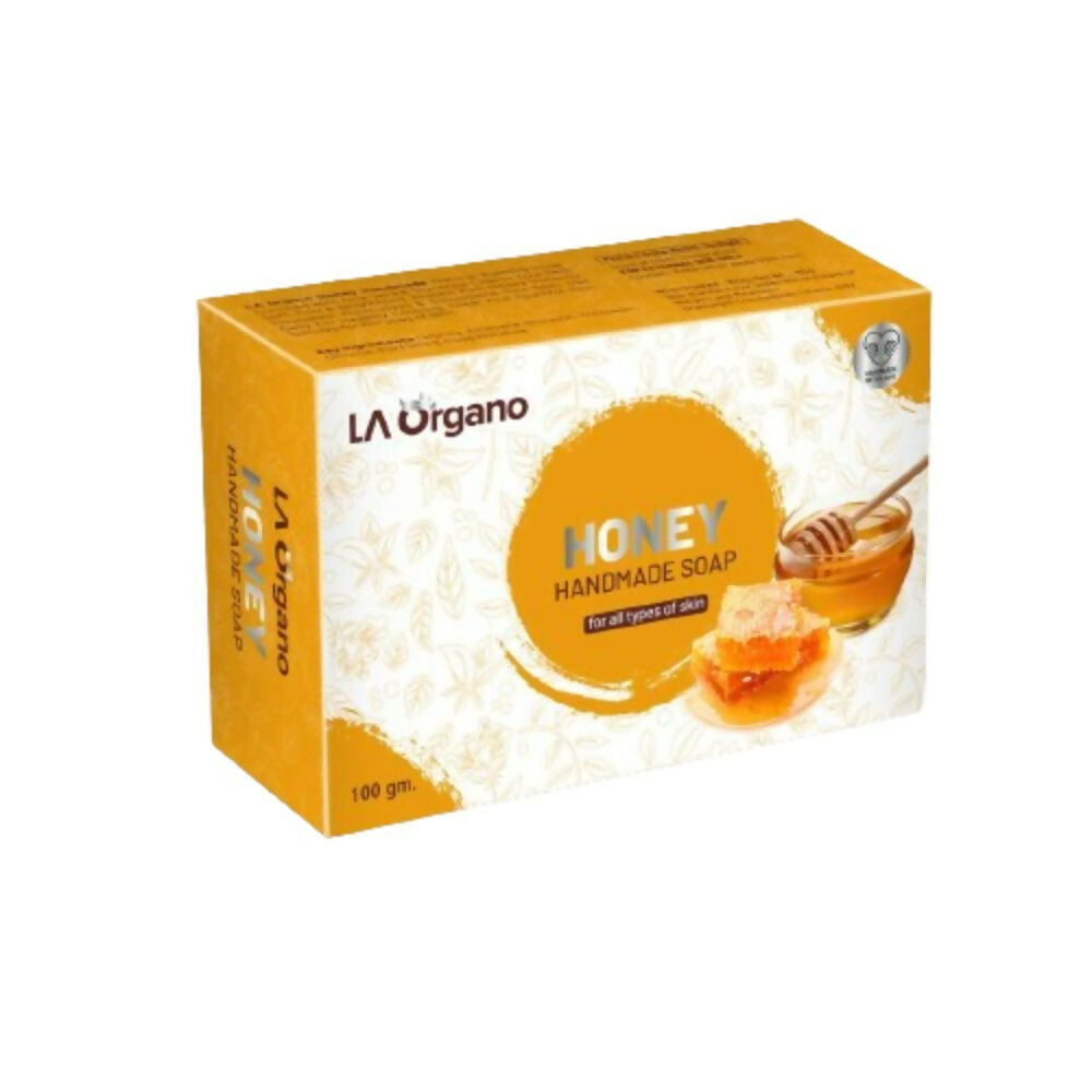 LA Organo Honey Handmade Natural Bath Soap | Grocsy