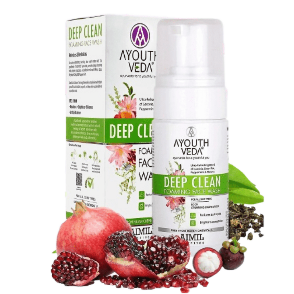 Ayouthveda Deep Clean Foaming Face Wash | Grocsy