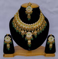 Joban Fashion Hand Made High Quality Gold Plated Base Metal Alloy Kundan Stone Studded Kundan Jewellery Set | Grocsy