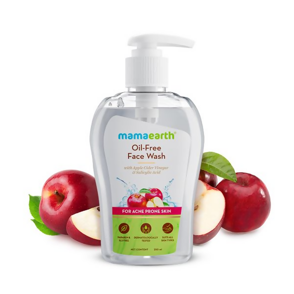 Mamaearth Oil-Free Face Wash with Apple Cider Vinegar & Salicylic Acid | Grocsy