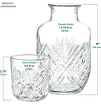 Not Available Bedside Carafe and Glass Set | Grocsy