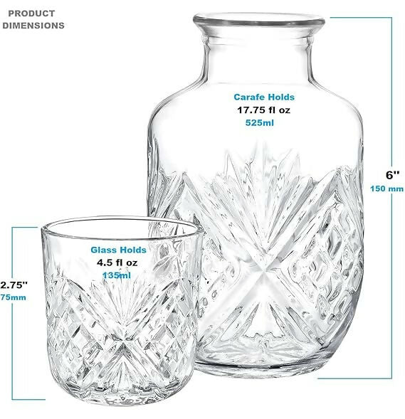 Not Available Bedside Carafe and Glass Set | Grocsy