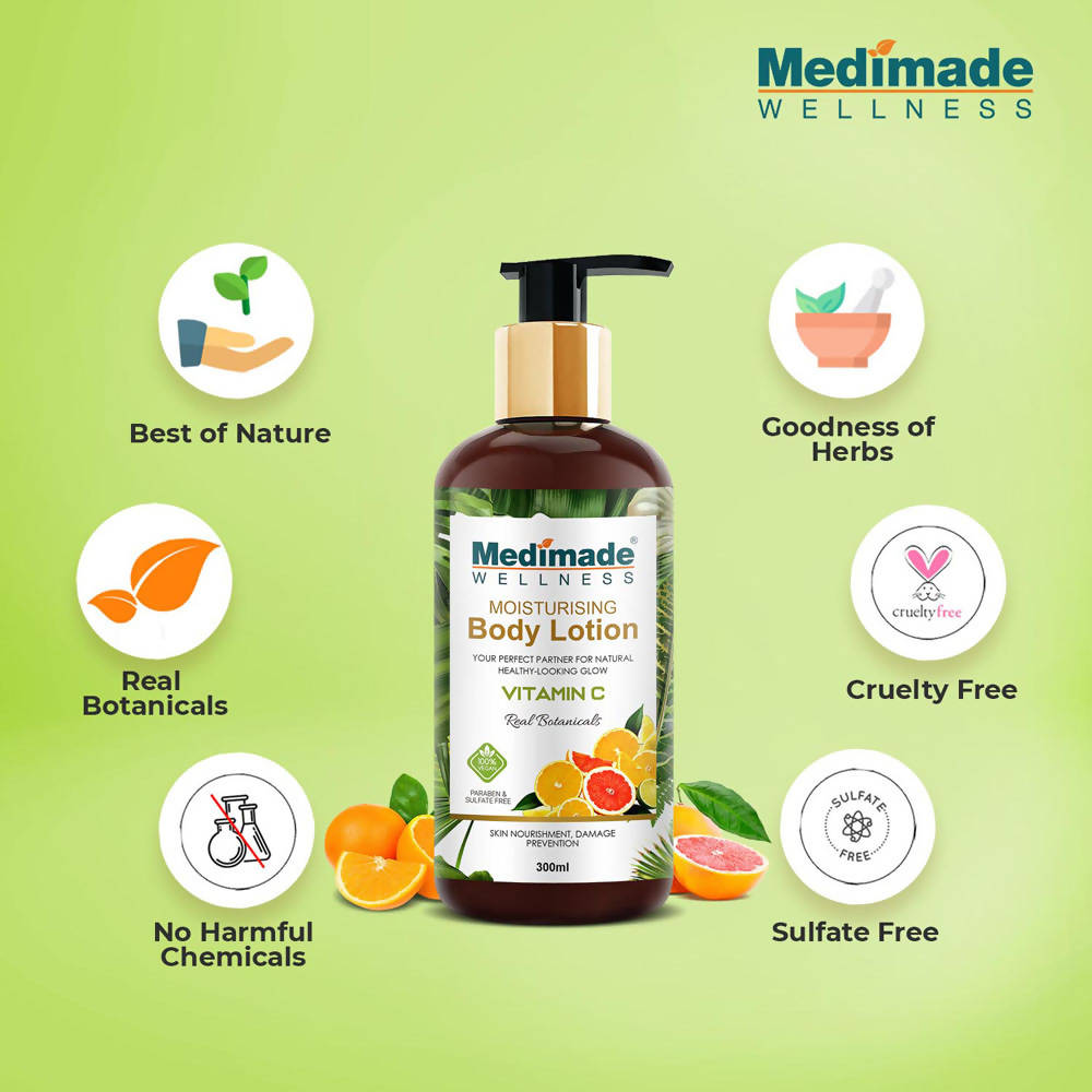 Medimade Wellness Vitamin C Moisturising Body Lotion | Grocsy