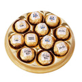 Ghasitaram Round Box Of 11 Channa Laddoos with Captions | Grocsy