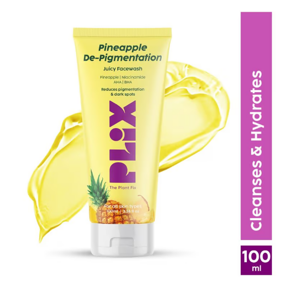 PLIX The Plant Fix 5% Pineapple Foaming Facewash | Grocsy