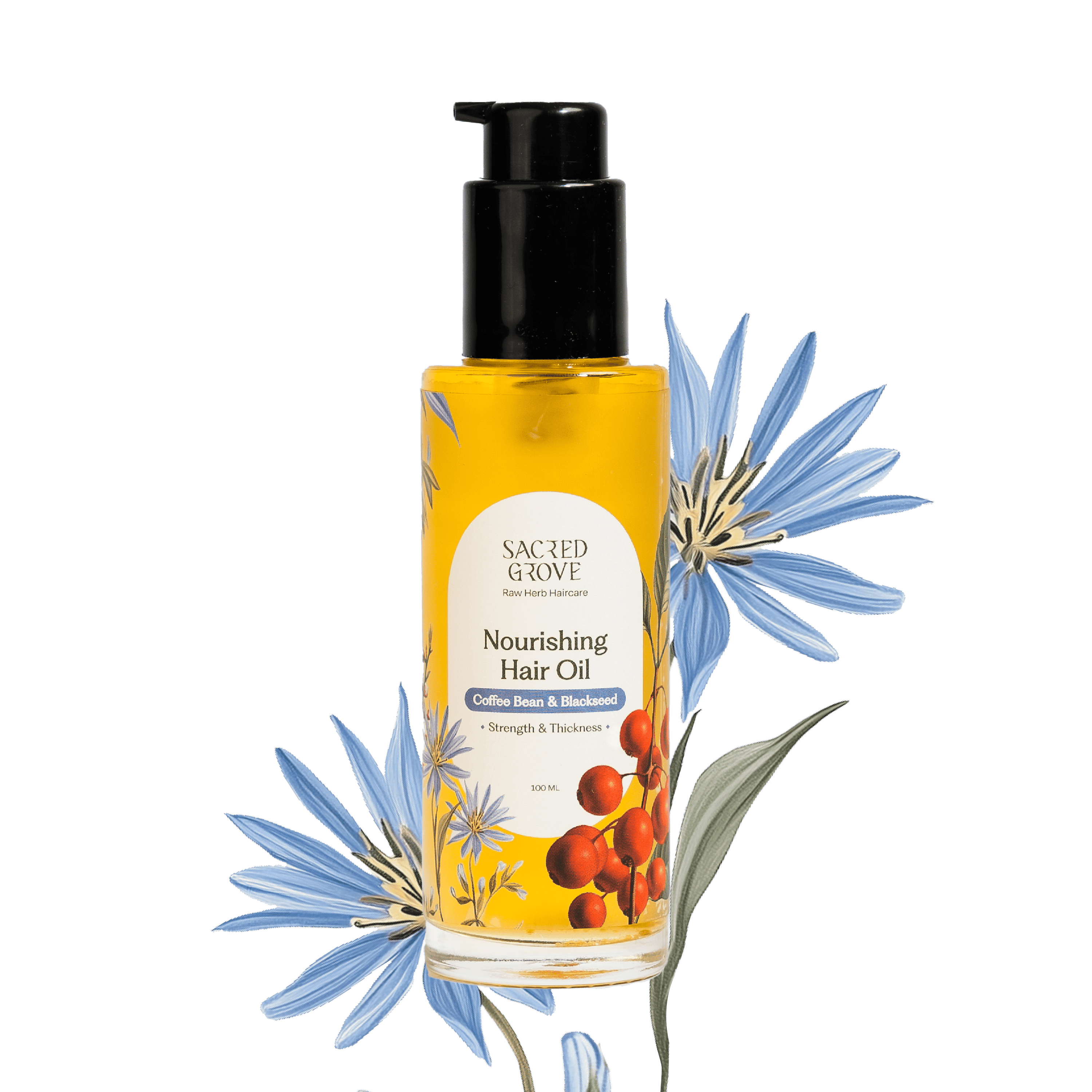 Sacred Grove Coffee Bean & Blackseed Nourishing Hair Oil | Grocsy