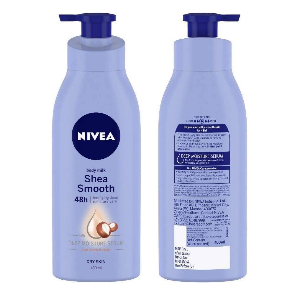 Nivea Body Lotion for Dry Skin Shea Smooth | Grocsy
