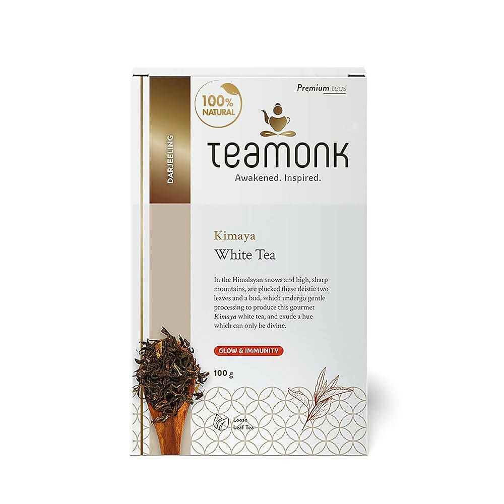 Teamonk Darjeeling Kimaya White Tea (Makes 50 Cups) | Grocsy