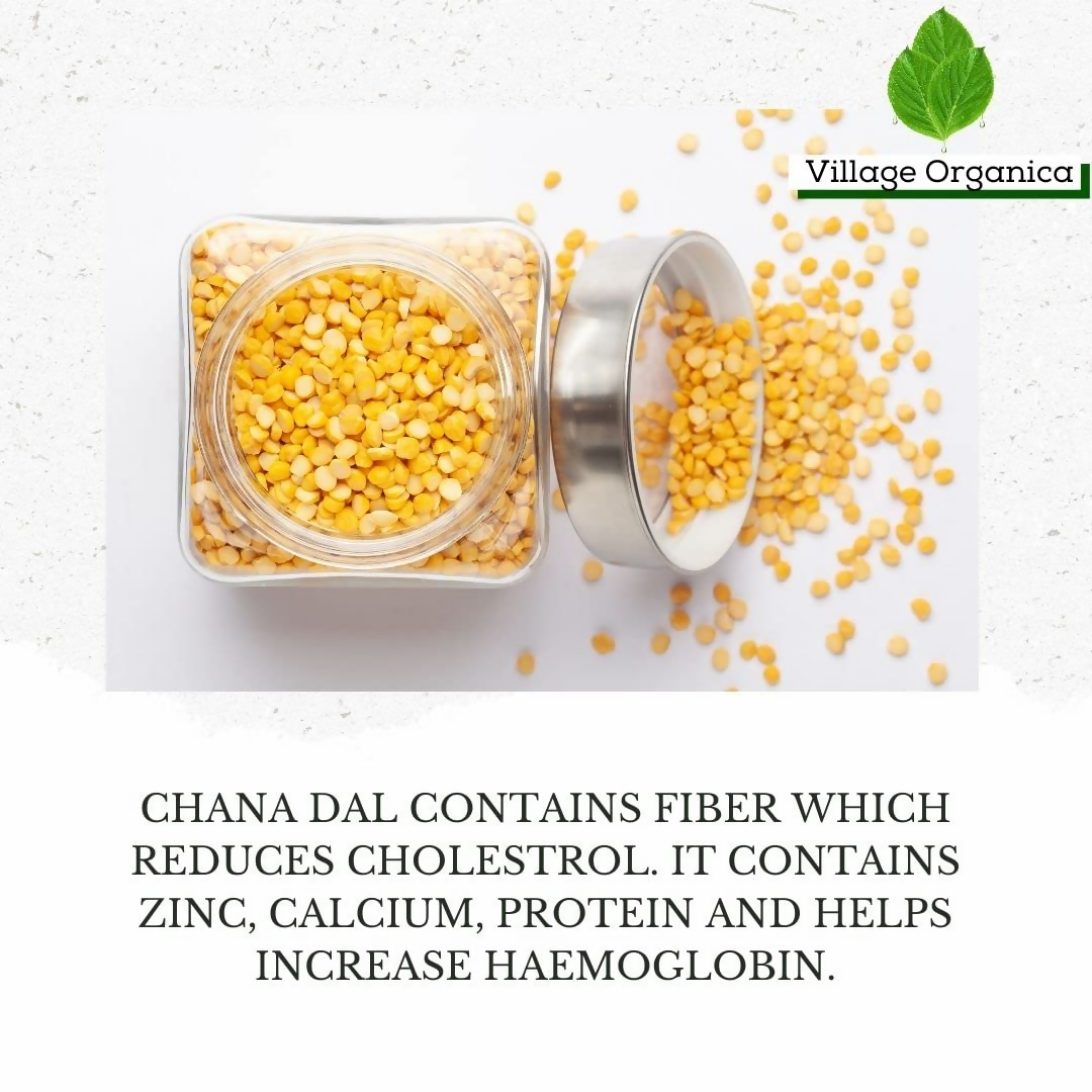 Village-Organica Premium Chana Dal | Grocsy