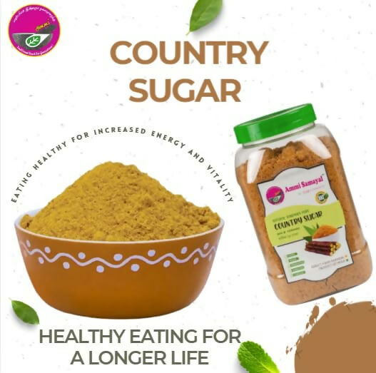 Ammi Samayal Country Sugar Pure Naatu Sakkarai Brown Sugar | Grocsy