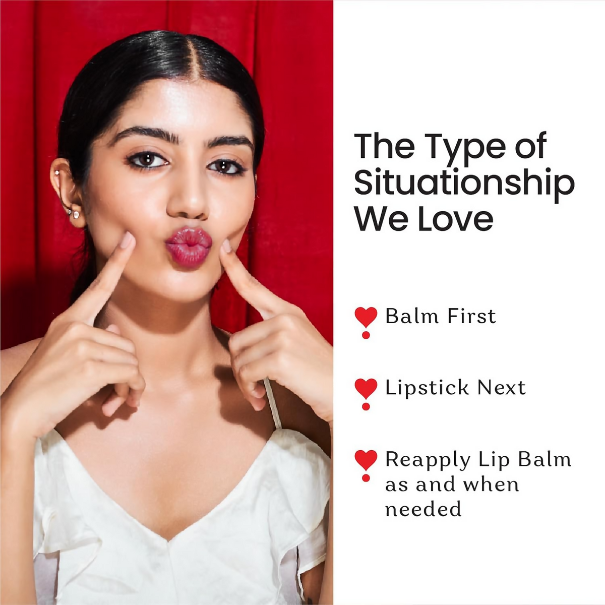Color Cupid 2 in 1 Tinted Lip Balm + Liquid Lipstick - Red & Reign | Grocsy