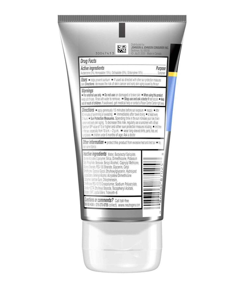Neutrogena Sport Face Oil-Free Lotion Sunscreen SPF 70 | Grocsy