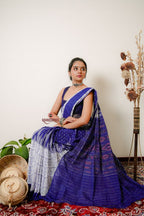 khanduapata Multicolor Kumbha Special Design Cotton Saree For Women | Grocsy