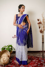 khanduapata Multicolor Kumbha Special Design Cotton Saree For Women | Grocsy