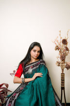 khanduapata Multicolour Pasaspali Check Design Cotton Saree For Women | Grocsy