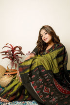 khanduapata Light Meadow Special Plain Cotton Saree For Women | Grocsy