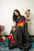 khanduapata Multicolor Tribal Doll Design Cotton Saree For Women | Grocsy