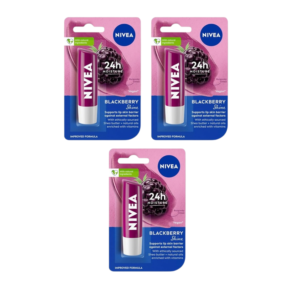 Nivea Lip Balm - Berry Shine | Grocsy