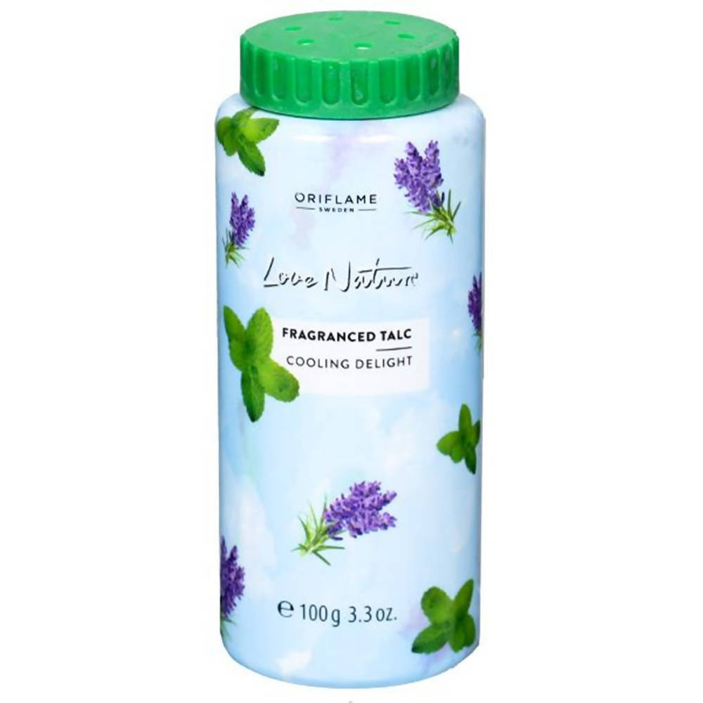 Oriflame Love Nature Fragranced Talc Cooling Delight | Grocsy