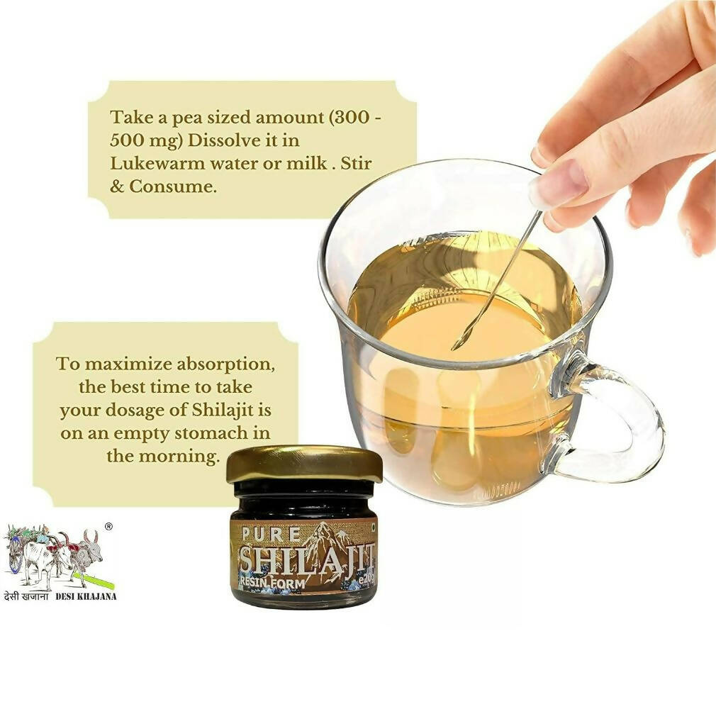 Desi Khajana Pure Himalayan Sj Resin Form | Grocsy