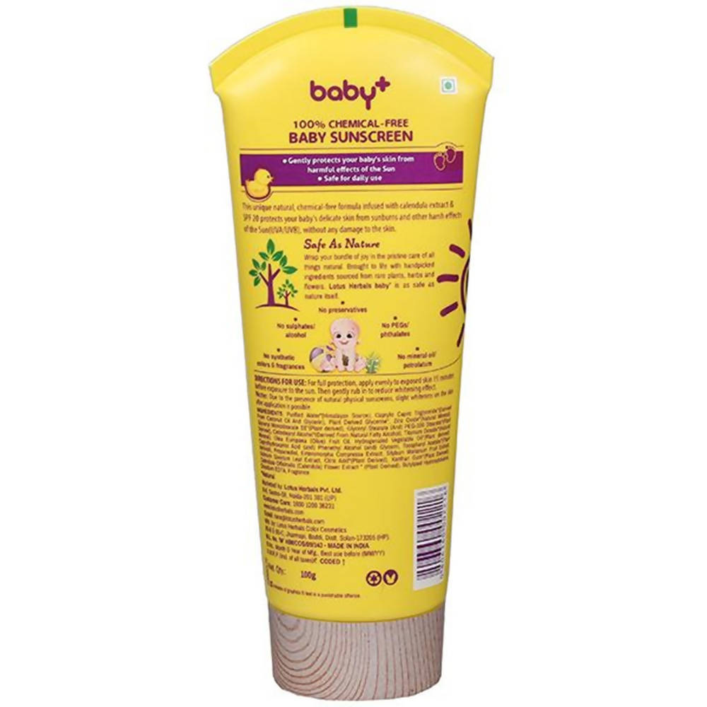 Lotus Herbals Baby+ Spf 20 PA+++ Sunscreen | Grocsy
