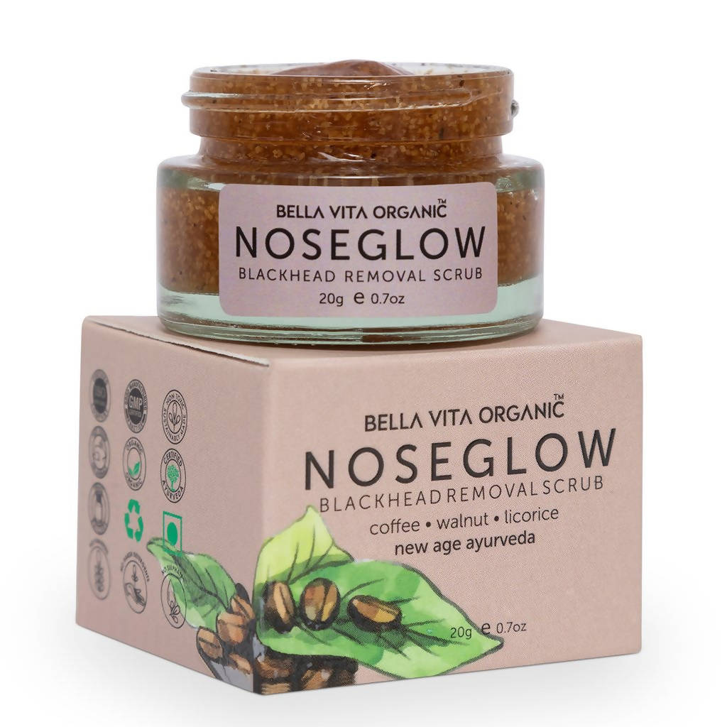 Bella Vita Organic Nose Glow Blackhead Removal Scrub | Grocsy