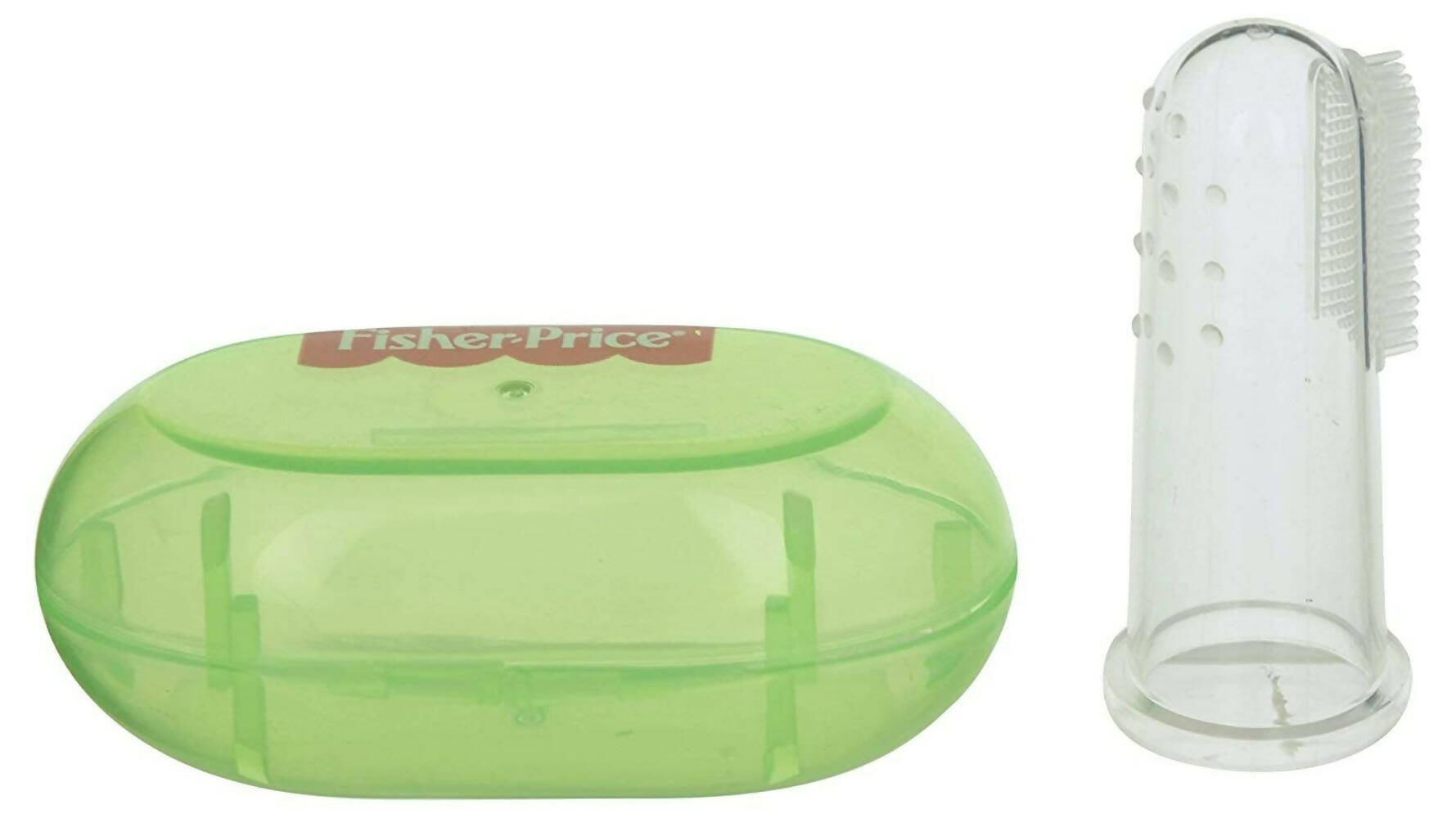 Fisher Price Silicone Baby Finger-Brush | Grocsy